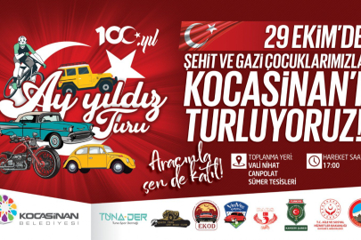 Kayseri Kocasinan'dan Ay Yıldız Turu