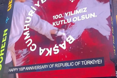 Sabancı, 100. yıl coşkusunu Times Meydanı’na taşıdı