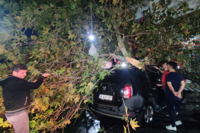 Manisa'da fırtına mesaisi!