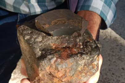 Bergama'da meteor taşı bulundu!