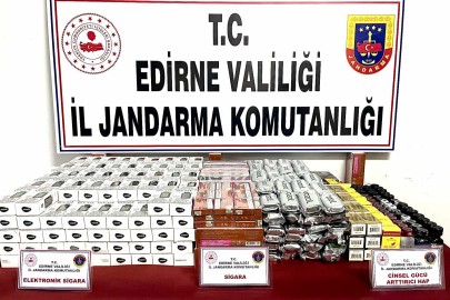 Edirne'de kaçakçılığa büyük darbe