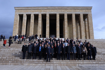 TÜRKONFED 100. Yıl Zirvesi için Anıtkabir'de