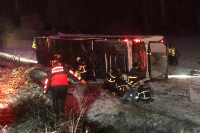 Kastamonu'da otobüs kazası: 6 ölü, 33 yaralı!