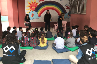 Afet bölgesindeki eğitimin  'Maya'sı oldular