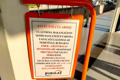 Bursa'da Balat Metro İstasyonu geçici olarak kapatıldı