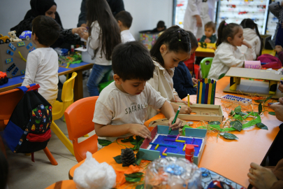 Kocaeli'de Çayırovalı miniklerden geri dönüşüme katkı