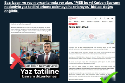 MEB : Yaz tatili erkene çekilmedi!