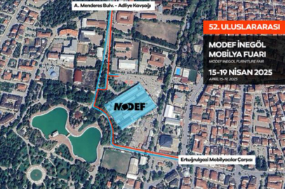 52. Uluslararası İnegöl Mobilya Fuarı için yoğunluk önlemi!