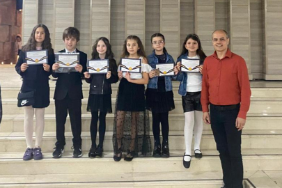 Keşan BİLSEM'liler Müzik Festivali’nden ödülle döndü