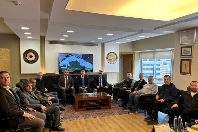 Edirne'de Ziraat Bankası yetkililerinin Keşan TSO ziyareti