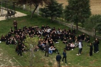 Edirne Keşan'da öğrenci protestosuna müdahale iddiası!