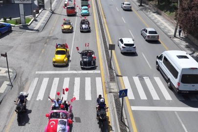 Ankara'da rengarenk vosvoslarla şehir turu