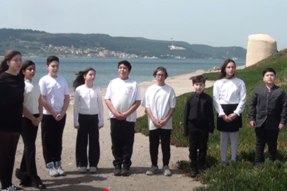 BİLSEM öğrencilerinden Çanakkale ruhu’na sanatla selam