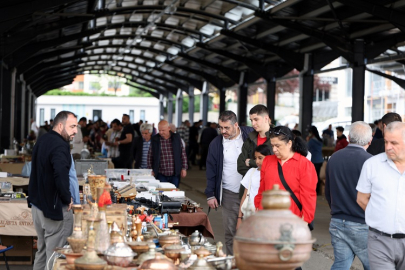 Kayseri Talas Antika Pazarı nostalji yaşattı