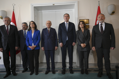 MHP lideri Bahçeli, DEM heyetini kabul etti