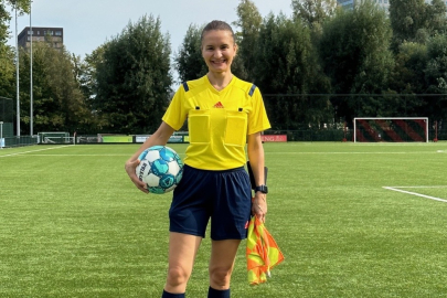 FIFA kokartlı kadın hakem Türkiye'de ilke imza attı