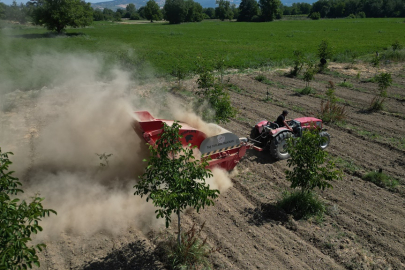 Bursa İnegöl'ün verimli arazilerinde taş devri bitti!