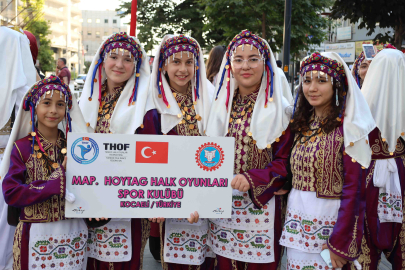 Kocaeli’de 2. Balkan Halk Oyunları rüzgarı esti