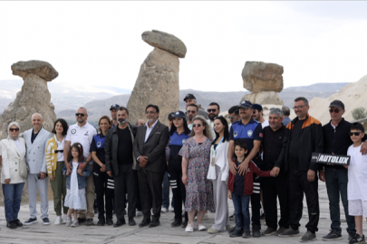 Nevşehir Ürgüp’te klasik otomobil rüzgarı esti