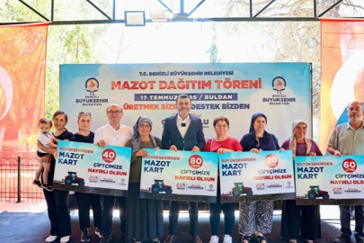 Denizli Büyükşehir’den Buldanlı çiftçiye mazot desteği