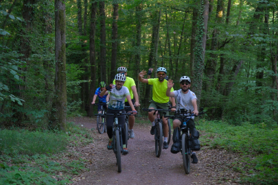 Kocaeli'de dağ bisikleti tutkunları Ormanya’da buluştu
