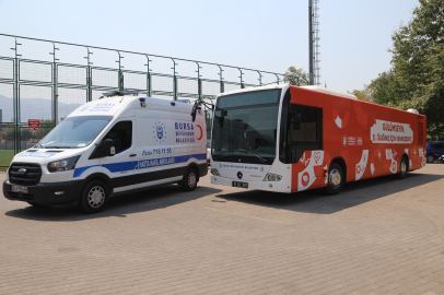Bursa Büyükşehir'in ‘Sağlık Otobüsü’ devrede