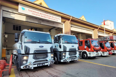 Tekirdağ’dan Enez’e yangın güvenliği desteği