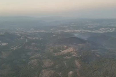 Bursa’da Harmancık yangını söndürüldü, soğutma sürüyor