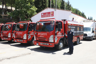 Muğla İtfaiyesi’ne 72 yeni araç
