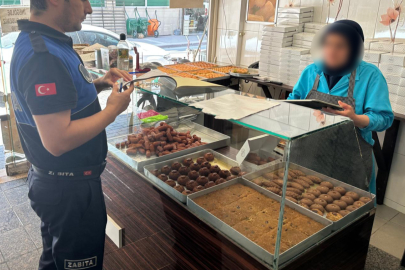 Bursa İnegöl'de 'tatlıcılar' denetimde