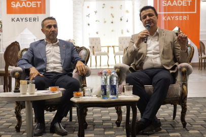 Saadet Partisi lideri Arıkan Kayseri'de partililerle buluştu