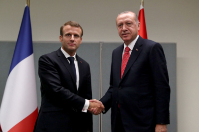 Cumhurbaşkanı Erdoğan Macron'la görüştü