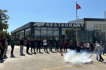 Kocaeli Çayırova'da olası yangınlara karşı eğitim seferberliği