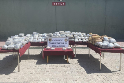 Van sınır hattında büyük operasyon! 165 kilogram uyuşturucu yakalandı