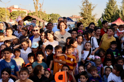 Eskişehir’de mahalle şenliği miniklere neşe getirdi