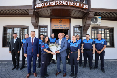 Konya Meram Zabıtası'na Başkan Kavuş'tan anlamlı ziyaret