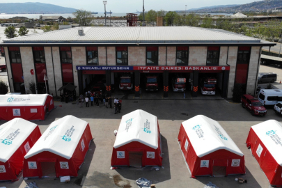 Bu çadırlar Kocaeli itfaiyesini daha güçlü kılacak