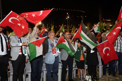 Kayseri'de vicdanlar Gazze için buluştu