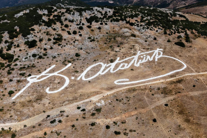 Dünyanın en büyük Atatürk imzası Gemlik’te yenilendi