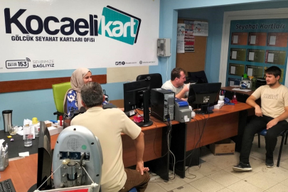 Kocaeli'de Seyahat Kart Ofisleri’nde işlemler hızlı