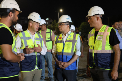 Genel Sekreter Baraçlı’dan Kocaeli'de dev projeye gece takibi