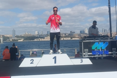 Keşanlı atlet Ahmet Tek’ten İstanbul’da çifte başarı