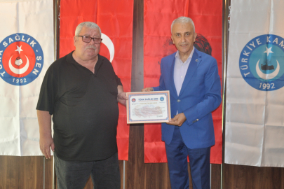 Türk Sağlık Sen Kocaeli Şubesi’nde hüzünlü veda