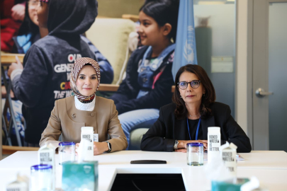 Bakan Göktaş, Najat Maalla M'jid ile buluştu