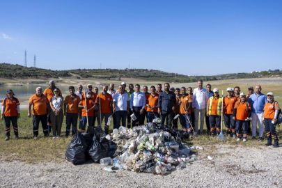Mersin Berdan Barajı’nda temizlik seferberliği