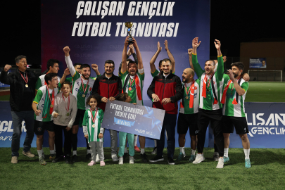 Çalışan Gençlik Futbol Turnuvası’nda dostluk kazandı