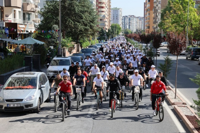 KTO Hareketlilik Haftası'nda bisikletle pedalladı