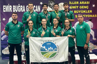 Sakaryalı karateciler Bursa'da madalyaları topladı