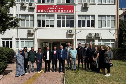 Antalya Kumluca'da CHP'lilerden Kaymakam Güneş’e ziyaret