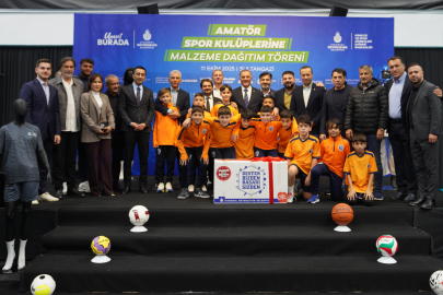 İstanbul Büyükşehir'den amatör spor kulüplerine 100 milyon TL'lik malzeme desteği